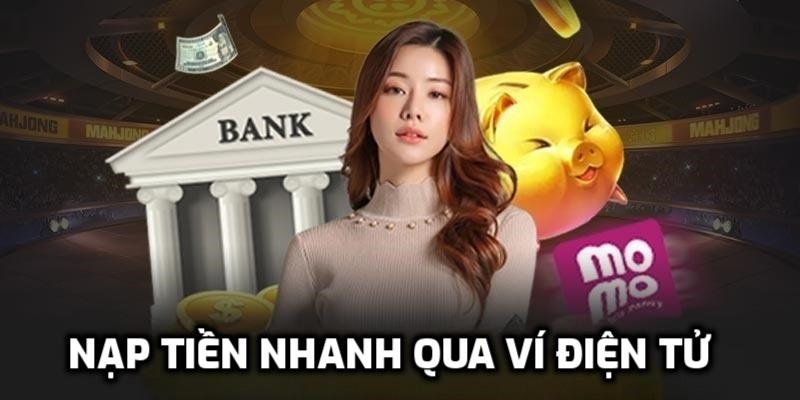 Sử dụng ví điện tử để nạp tiền