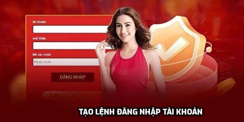 Tạo lệnh đăng nhập tài khoản